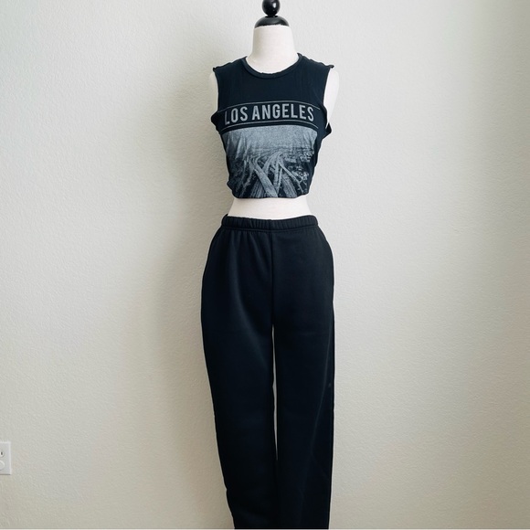 Bundle SHEIN EZWear Women Solid Color Elastic Waist Slant Pocket Sweatpants - Picture 15 of 16